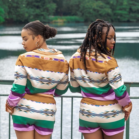 Aztec 2pc short set - Picture 3 of 3